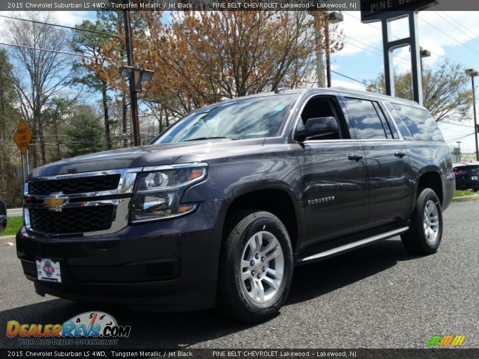 2015 Chevrolet Suburban LS 4WD Tungsten Metallic / Jet Black Photo #1