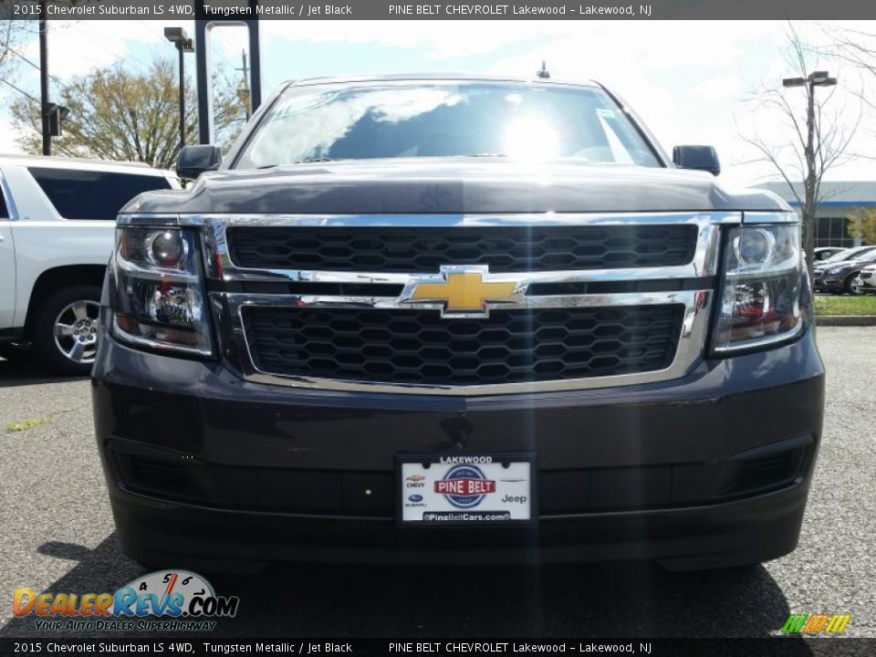 2015 Chevrolet Suburban LS 4WD Tungsten Metallic / Jet Black Photo #2