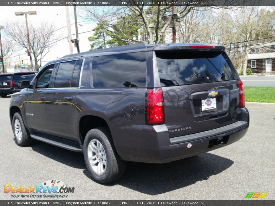 2015 Chevrolet Suburban LS 4WD Tungsten Metallic / Jet Black Photo #4
