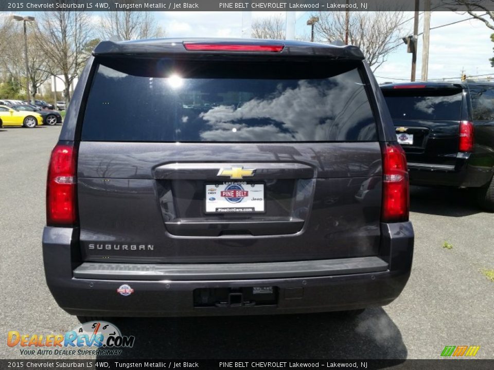 2015 Chevrolet Suburban LS 4WD Tungsten Metallic / Jet Black Photo #5