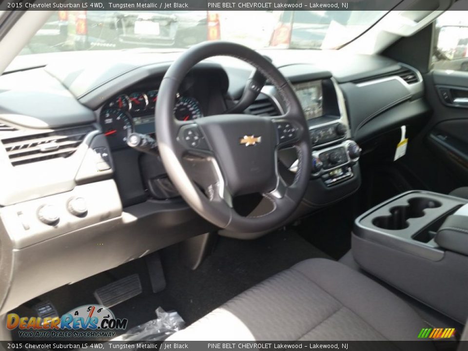 2015 Chevrolet Suburban LS 4WD Tungsten Metallic / Jet Black Photo #7