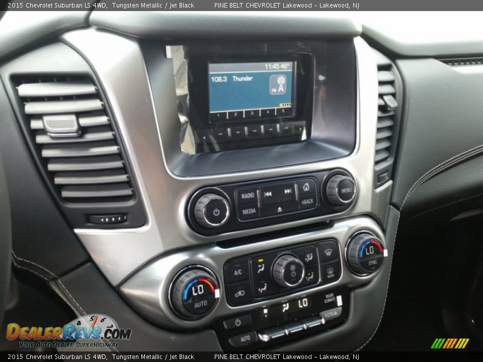 2015 Chevrolet Suburban LS 4WD Tungsten Metallic / Jet Black Photo #10