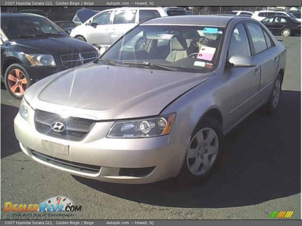 2007 Hyundai Sonata GLS Golden Beige / Beige Photo #1
