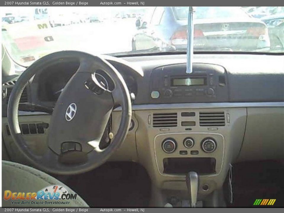 2007 Hyundai Sonata GLS Golden Beige / Beige Photo #2