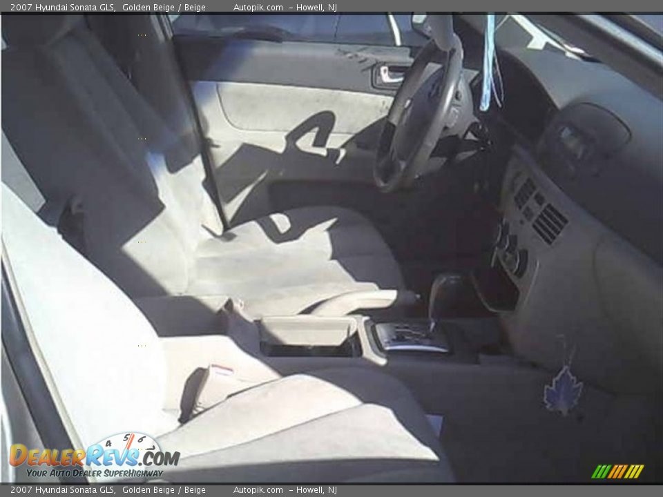 2007 Hyundai Sonata GLS Golden Beige / Beige Photo #3