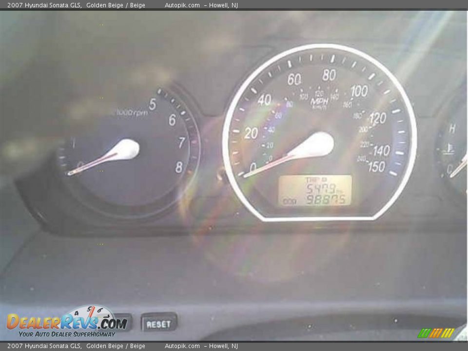 2007 Hyundai Sonata GLS Golden Beige / Beige Photo #4