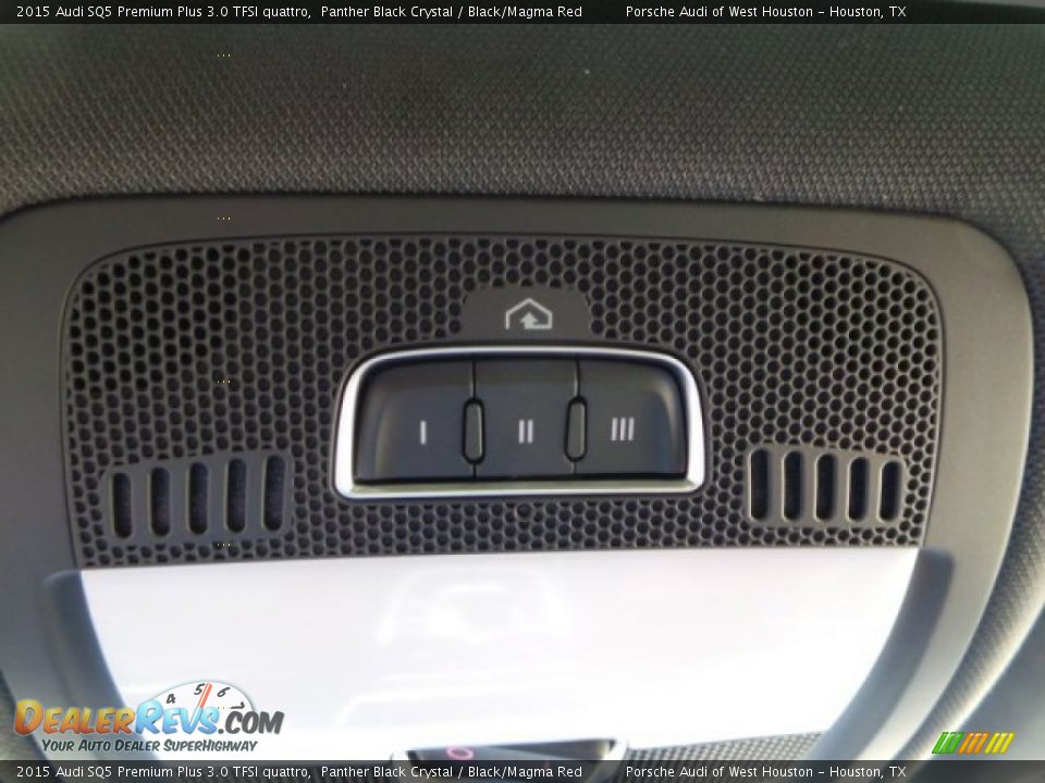 2015 Audi SQ5 Premium Plus 3.0 TFSI quattro Panther Black Crystal / Black/Magma Red Photo #16