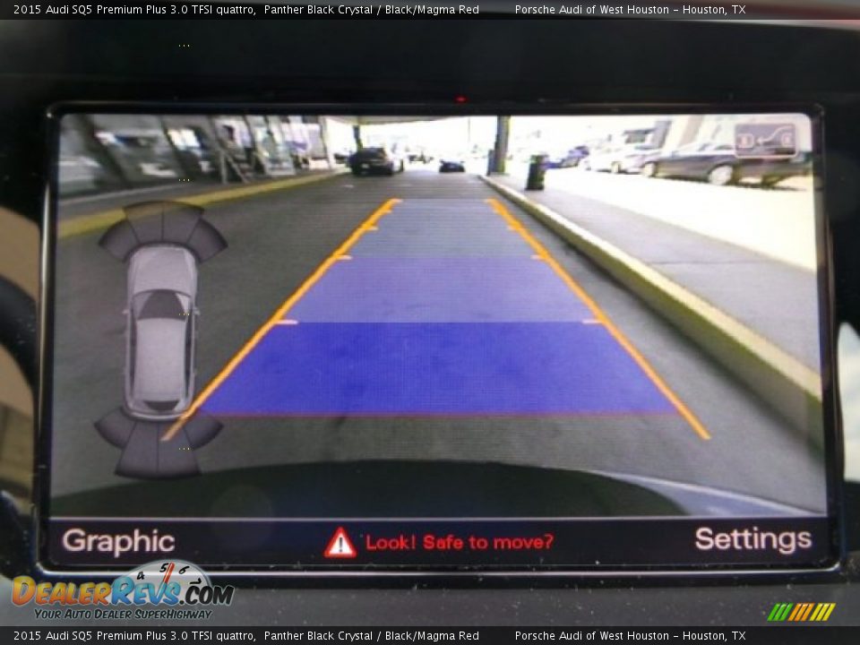 2015 Audi SQ5 Premium Plus 3.0 TFSI quattro Panther Black Crystal / Black/Magma Red Photo #18