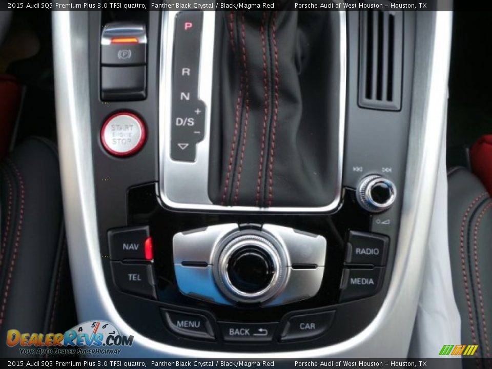 2015 Audi SQ5 Premium Plus 3.0 TFSI quattro Panther Black Crystal / Black/Magma Red Photo #21