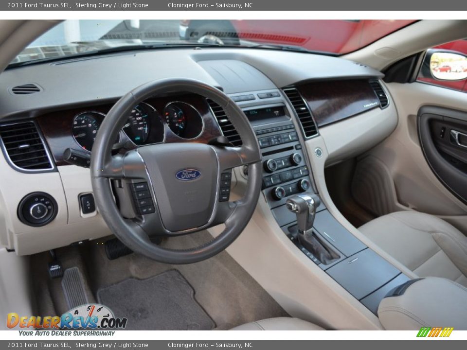 2011 Ford Taurus SEL Sterling Grey / Light Stone Photo #11