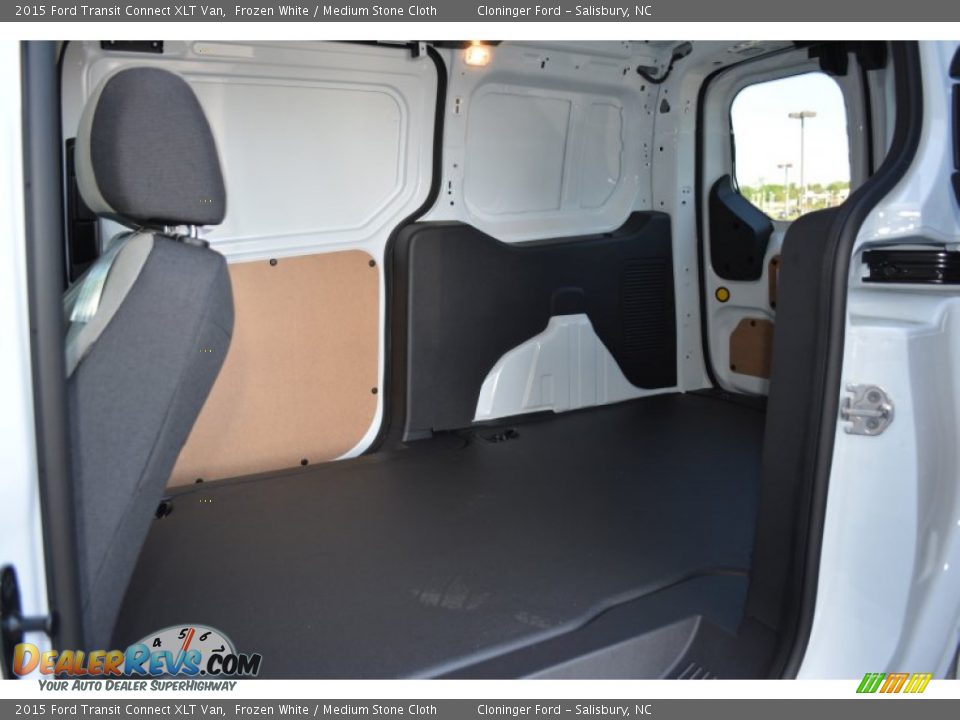 2015 Ford Transit Connect XLT Van Frozen White / Medium Stone Cloth Photo #10