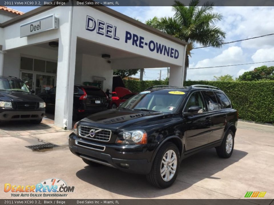 2011 Volvo XC90 3.2 Black / Beige Photo #1