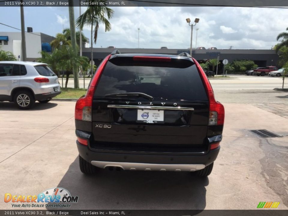 2011 Volvo XC90 3.2 Black / Beige Photo #4
