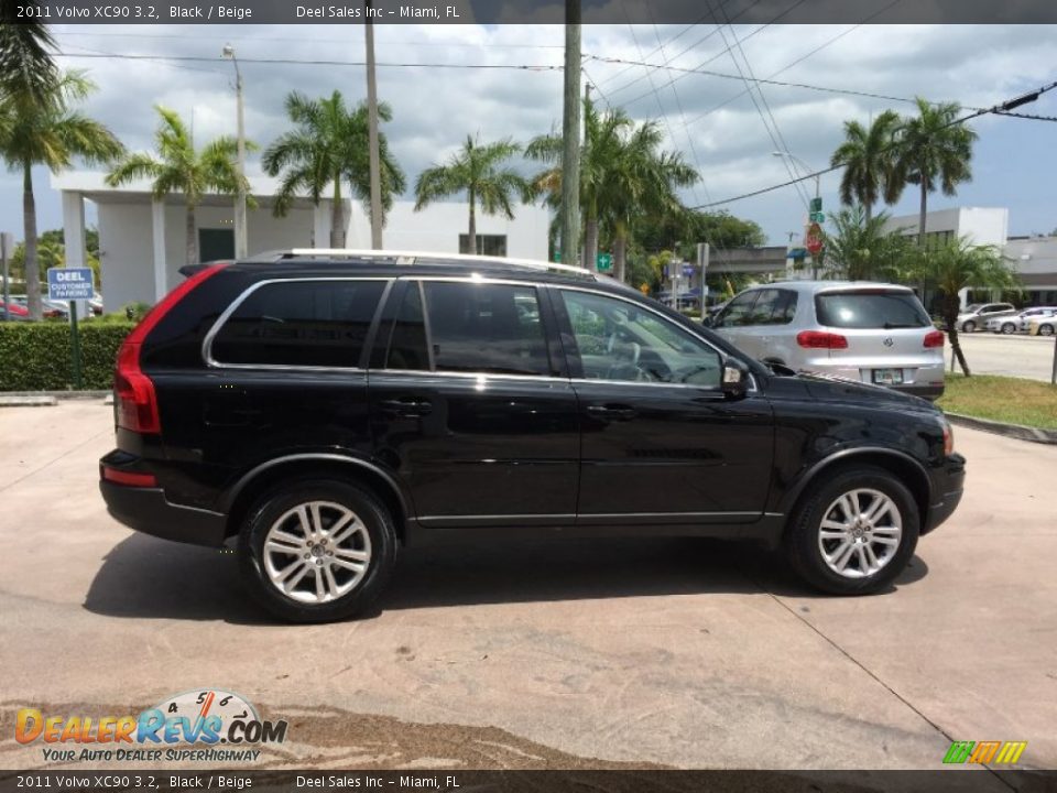 2011 Volvo XC90 3.2 Black / Beige Photo #6
