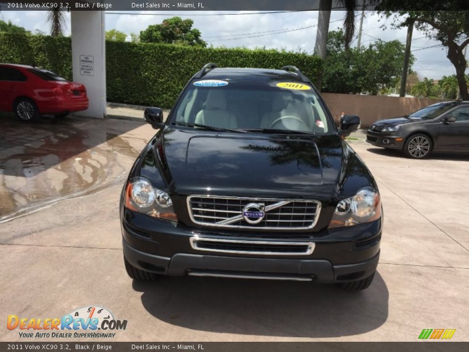 2011 Volvo XC90 3.2 Black / Beige Photo #8