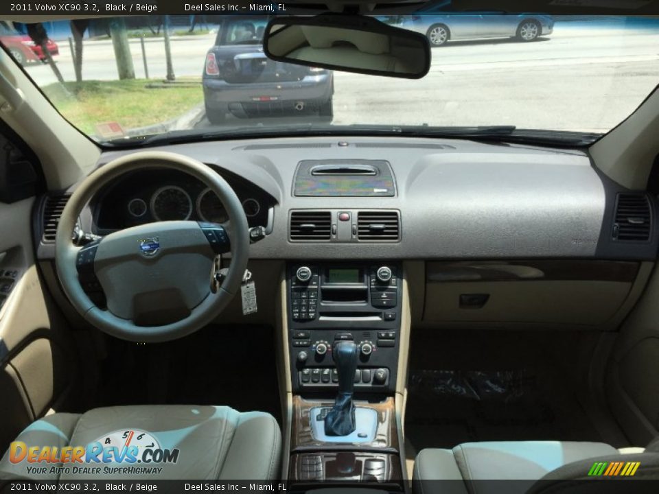 2011 Volvo XC90 3.2 Black / Beige Photo #12