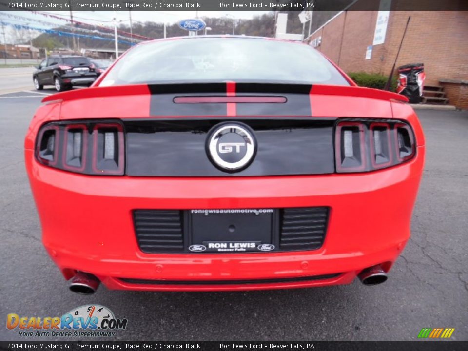 2014 Ford Mustang GT Premium Coupe Race Red / Charcoal Black Photo #4