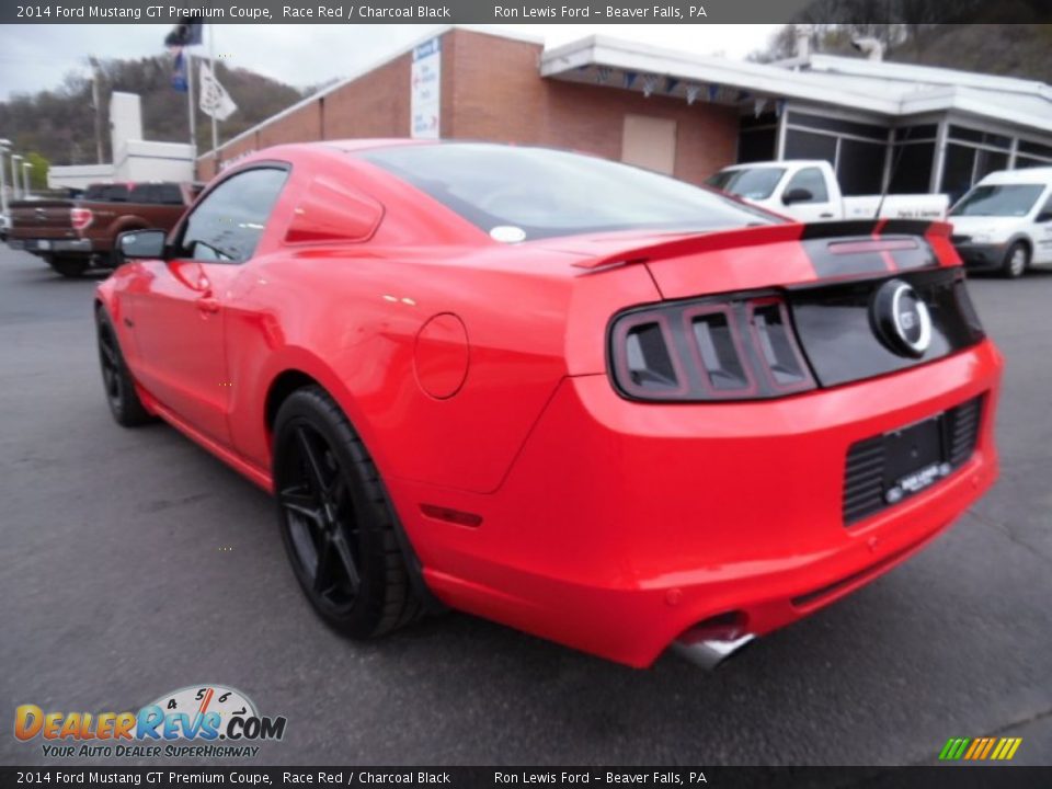 2014 Ford Mustang GT Premium Coupe Race Red / Charcoal Black Photo #5