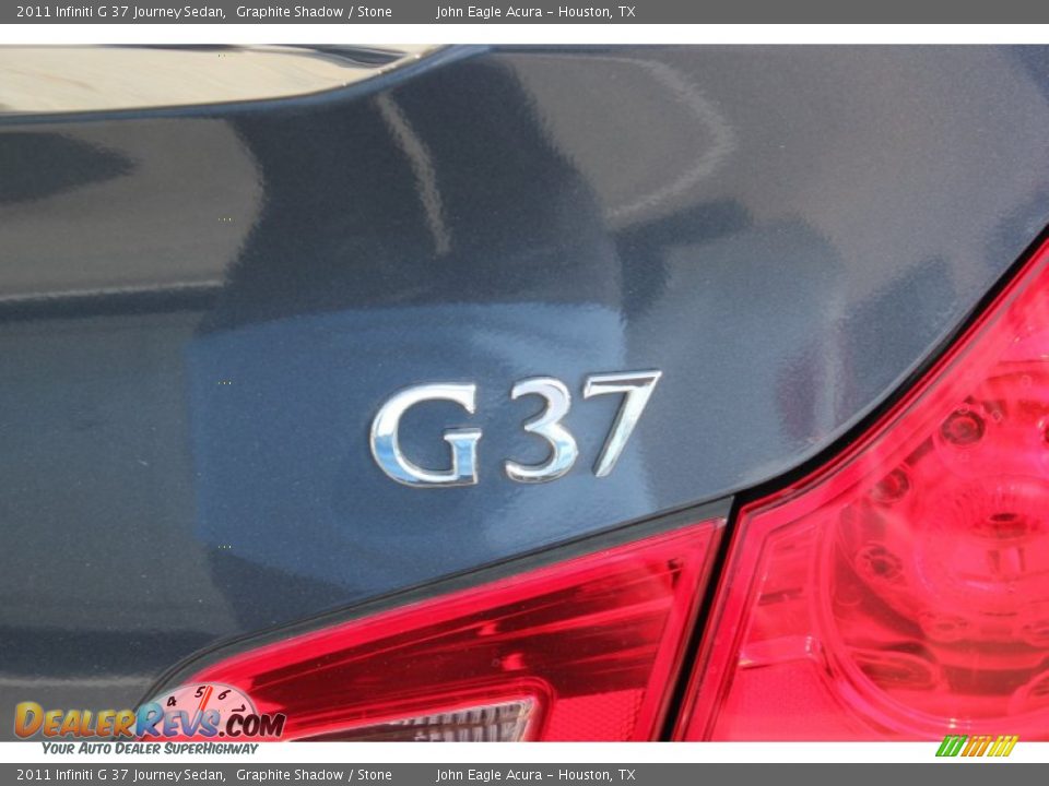 2011 Infiniti G 37 Journey Sedan Graphite Shadow / Stone Photo #18