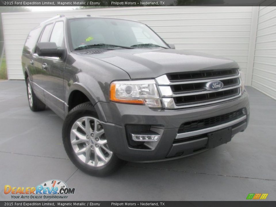 2015 Ford Expedition Limited Magnetic Metallic / Ebony Photo #2