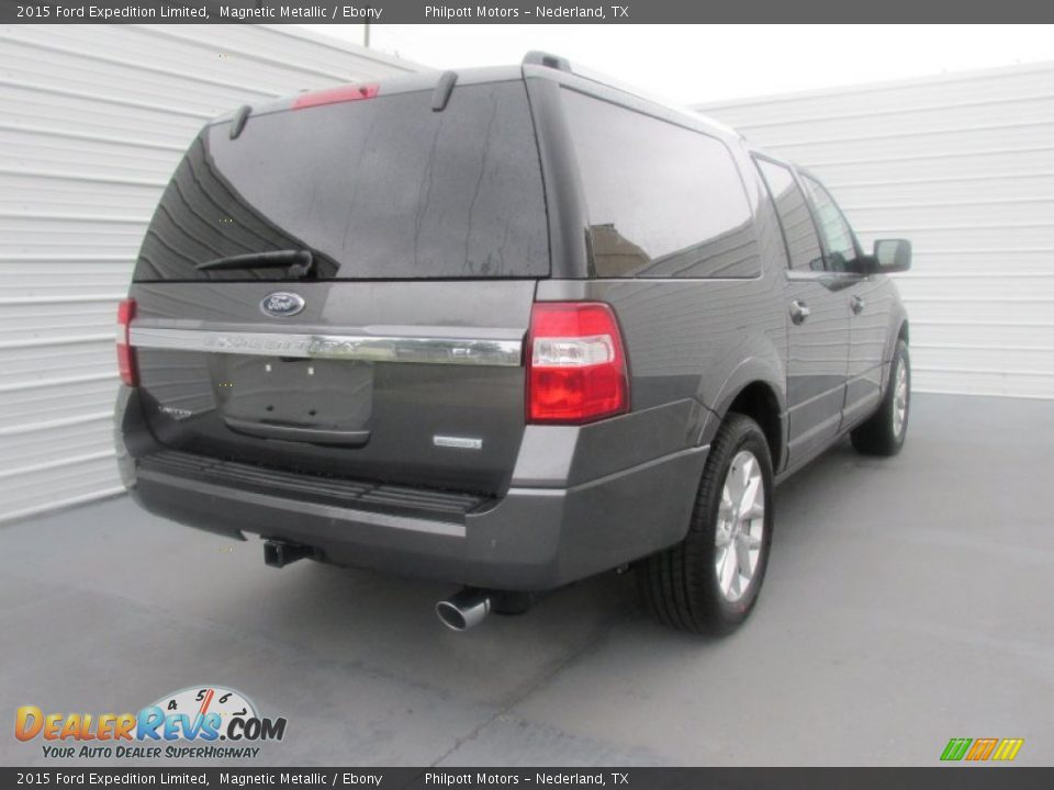 2015 Ford Expedition Limited Magnetic Metallic / Ebony Photo #4