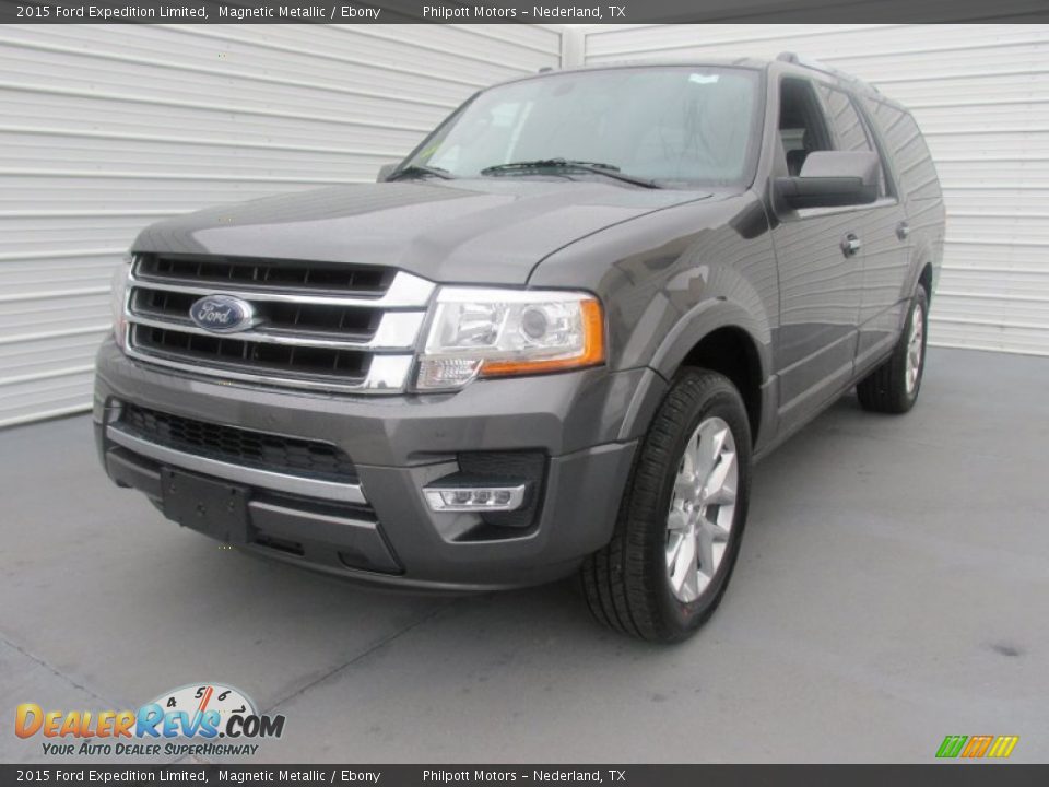 2015 Ford Expedition Limited Magnetic Metallic / Ebony Photo #6