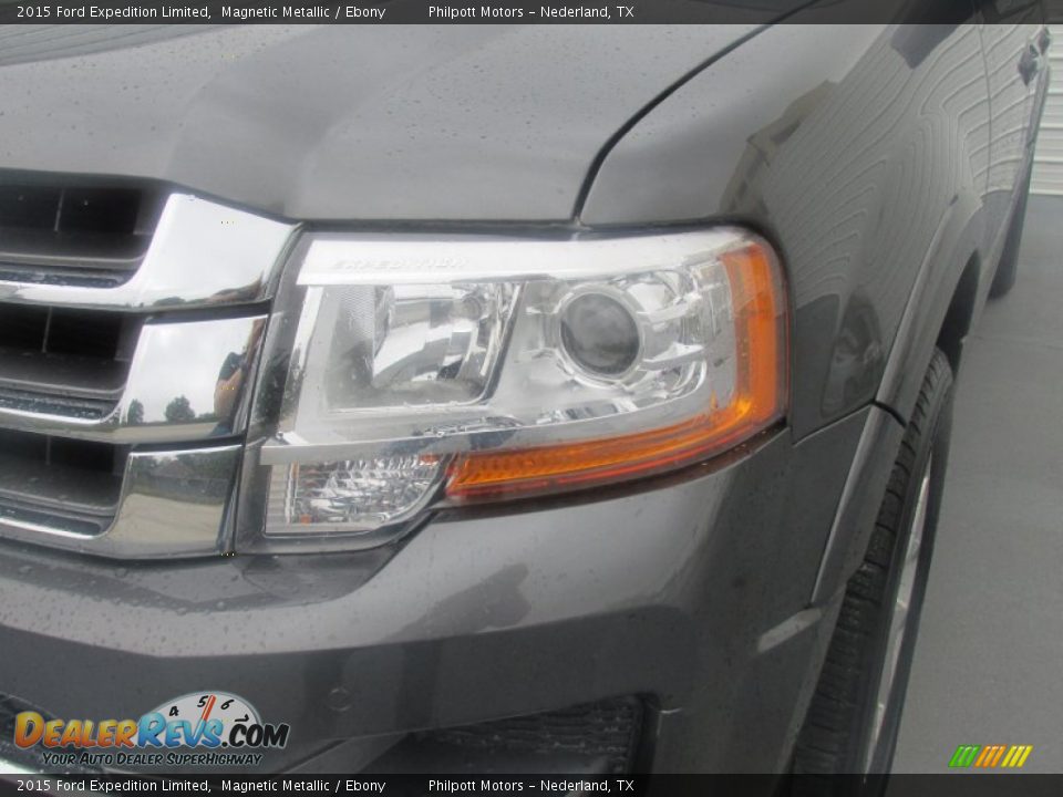 2015 Ford Expedition Limited Magnetic Metallic / Ebony Photo #8