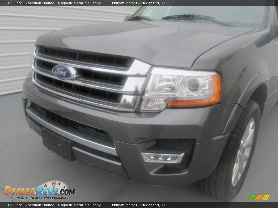 2015 Ford Expedition Limited Magnetic Metallic / Ebony Photo #9