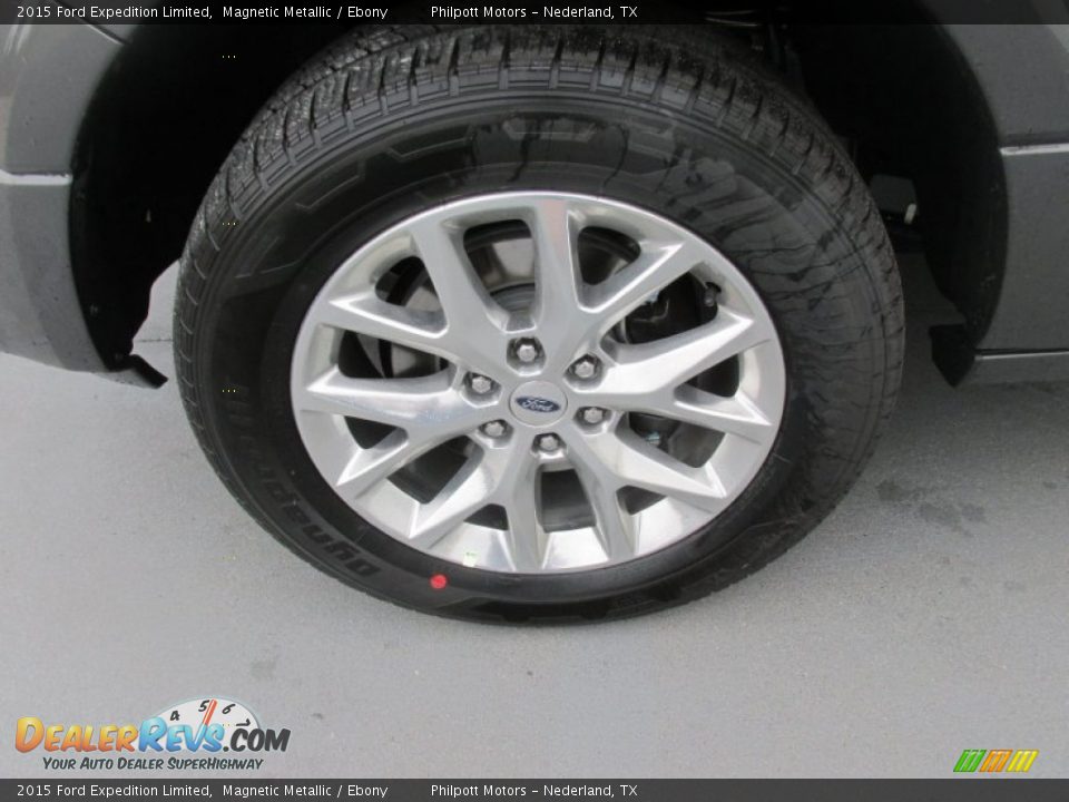 2015 Ford Expedition Limited Magnetic Metallic / Ebony Photo #10