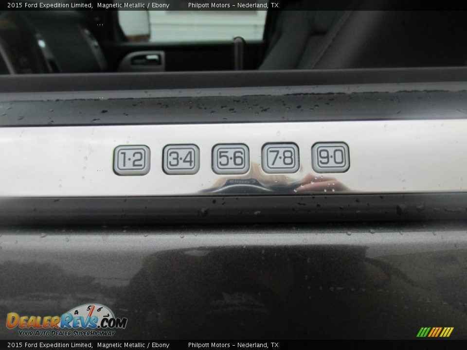 2015 Ford Expedition Limited Magnetic Metallic / Ebony Photo #13