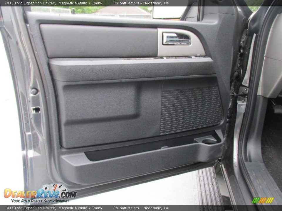 2015 Ford Expedition Limited Magnetic Metallic / Ebony Photo #25