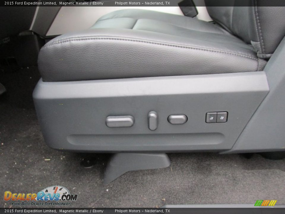 2015 Ford Expedition Limited Magnetic Metallic / Ebony Photo #28