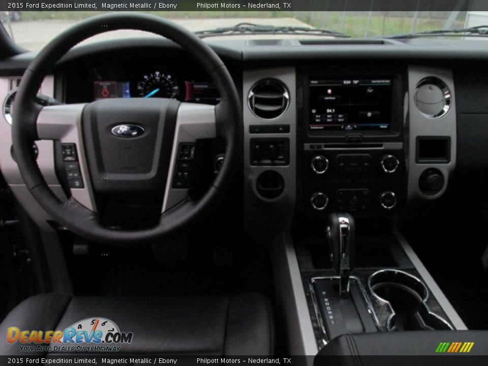 2015 Ford Expedition Limited Magnetic Metallic / Ebony Photo #30