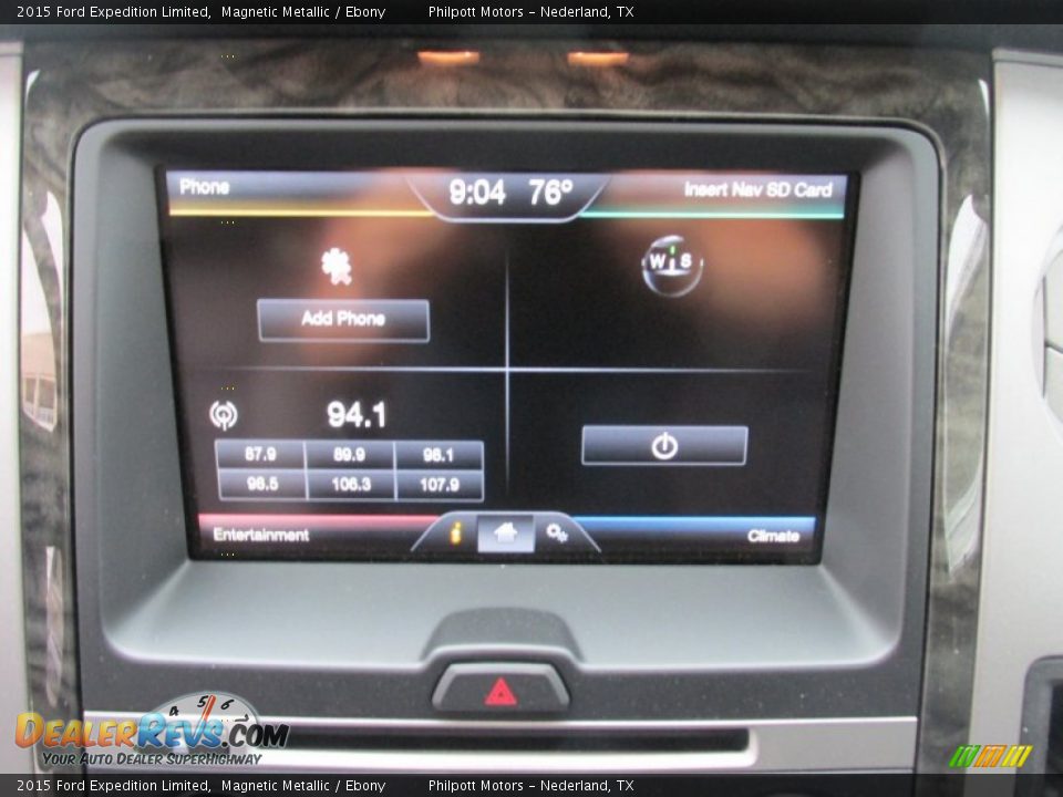 2015 Ford Expedition Limited Magnetic Metallic / Ebony Photo #32