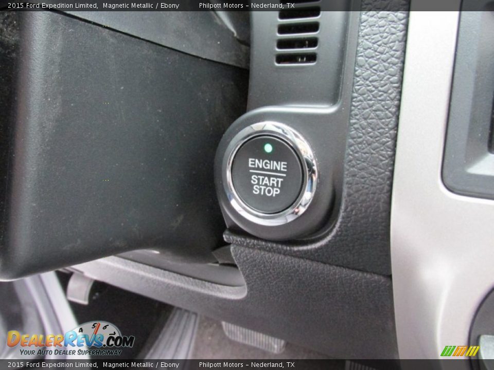 2015 Ford Expedition Limited Magnetic Metallic / Ebony Photo #36