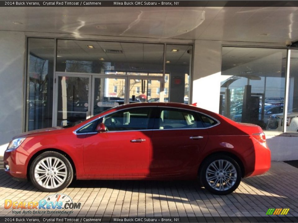 2014 Buick Verano Crystal Red Tintcoat / Cashmere Photo #4