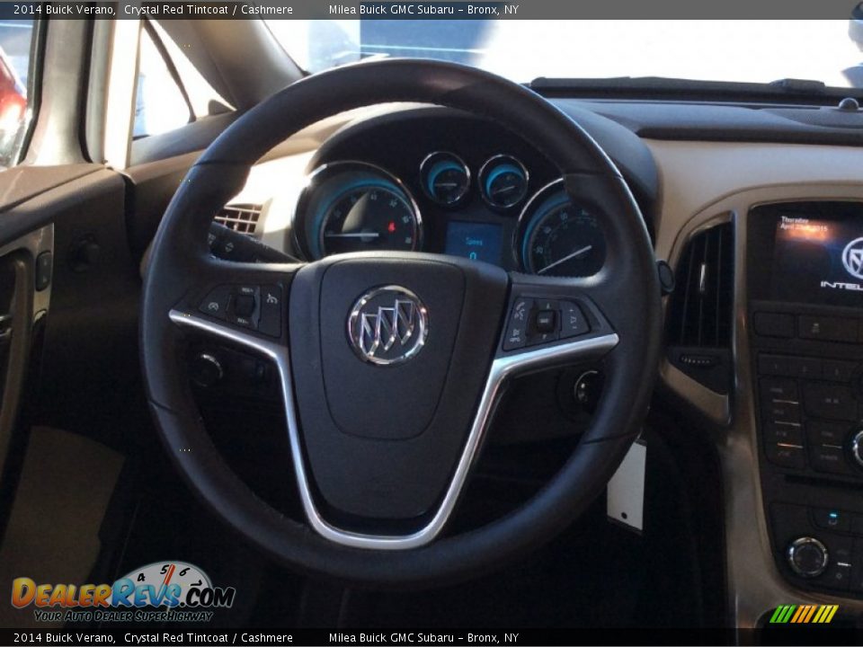 2014 Buick Verano Crystal Red Tintcoat / Cashmere Photo #11