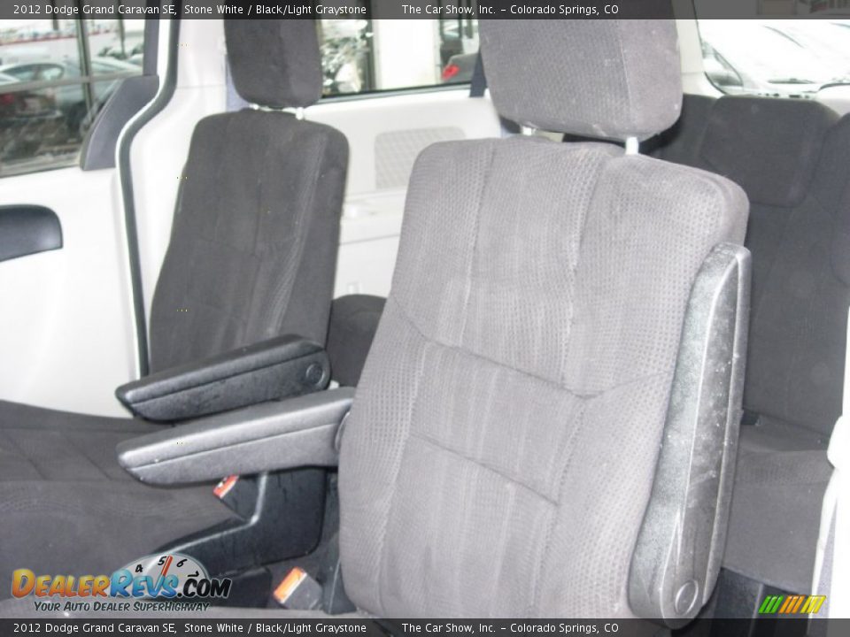2012 Dodge Grand Caravan SE Stone White / Black/Light Graystone Photo #11