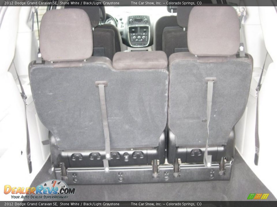 2012 Dodge Grand Caravan SE Stone White / Black/Light Graystone Photo #13