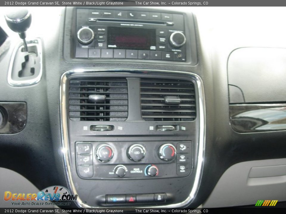 2012 Dodge Grand Caravan SE Stone White / Black/Light Graystone Photo #17