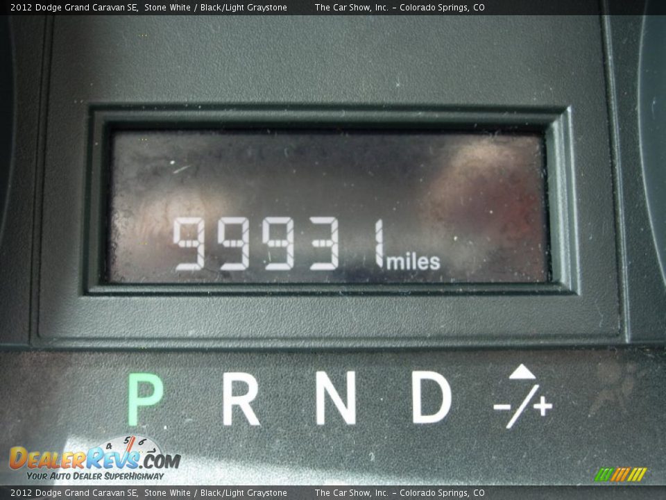 2012 Dodge Grand Caravan SE Stone White / Black/Light Graystone Photo #19
