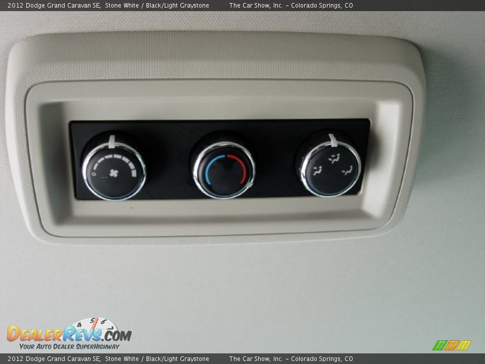 2012 Dodge Grand Caravan SE Stone White / Black/Light Graystone Photo #20
