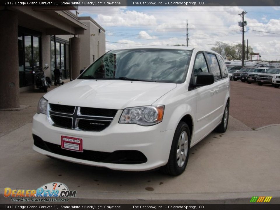 2012 Dodge Grand Caravan SE Stone White / Black/Light Graystone Photo #21