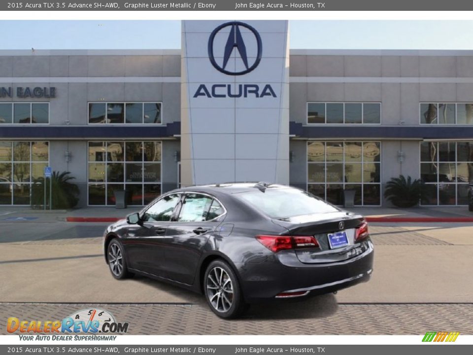 2015 Acura TLX 3.5 Advance SH-AWD Graphite Luster Metallic / Ebony Photo #5