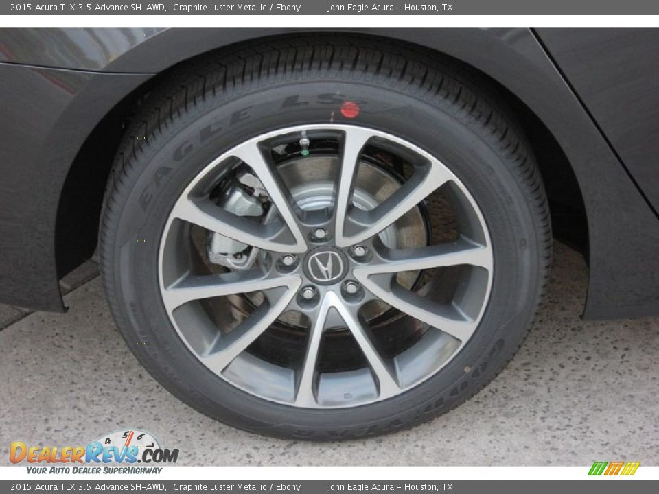 2015 Acura TLX 3.5 Advance SH-AWD Graphite Luster Metallic / Ebony Photo #10
