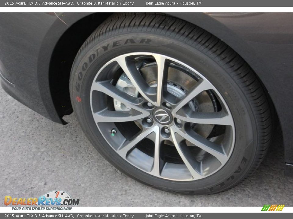 2015 Acura TLX 3.5 Advance SH-AWD Graphite Luster Metallic / Ebony Photo #12