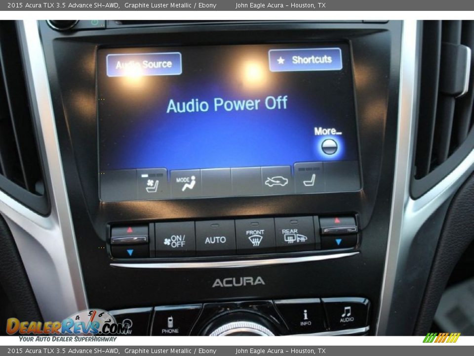 2015 Acura TLX 3.5 Advance SH-AWD Graphite Luster Metallic / Ebony Photo #33