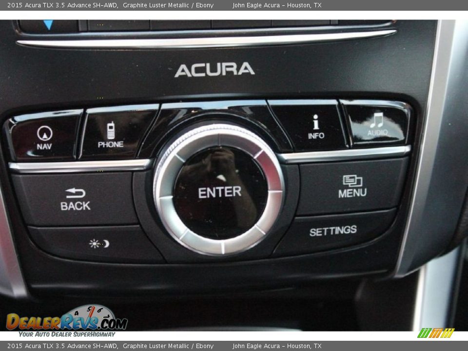 2015 Acura TLX 3.5 Advance SH-AWD Graphite Luster Metallic / Ebony Photo #34