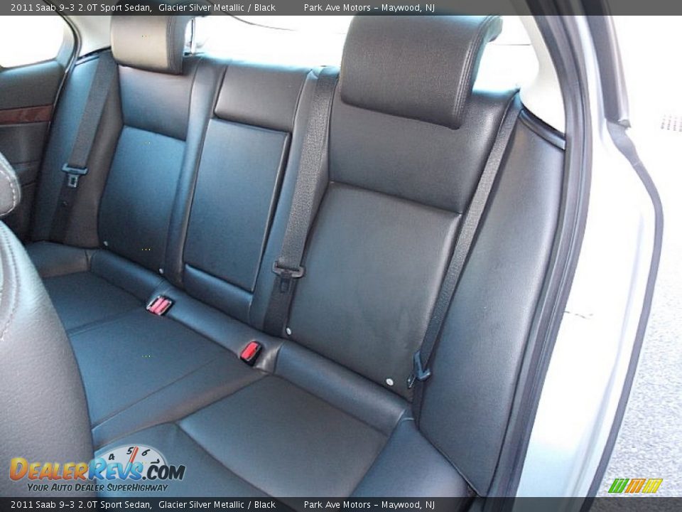 Rear Seat of 2011 Saab 9-3 2.0T Sport Sedan Photo #16