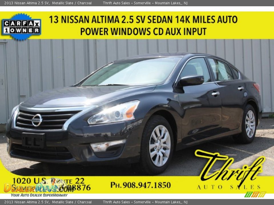 2013 Nissan Altima 2.5 SV Metallic Slate / Charcoal Photo #1